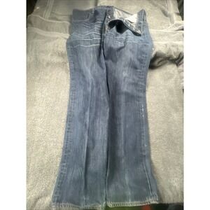 Levi's 501 XX Distressed Jean 40x32 Dark Denim Button Wide Leg Fly Wash Work Y2K